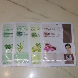 Collagen Essence Mask Set - Green and White